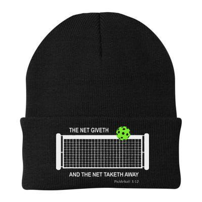 Pickleball The Net Giveth Funny Pickleball Pickleball Lovers Beanie