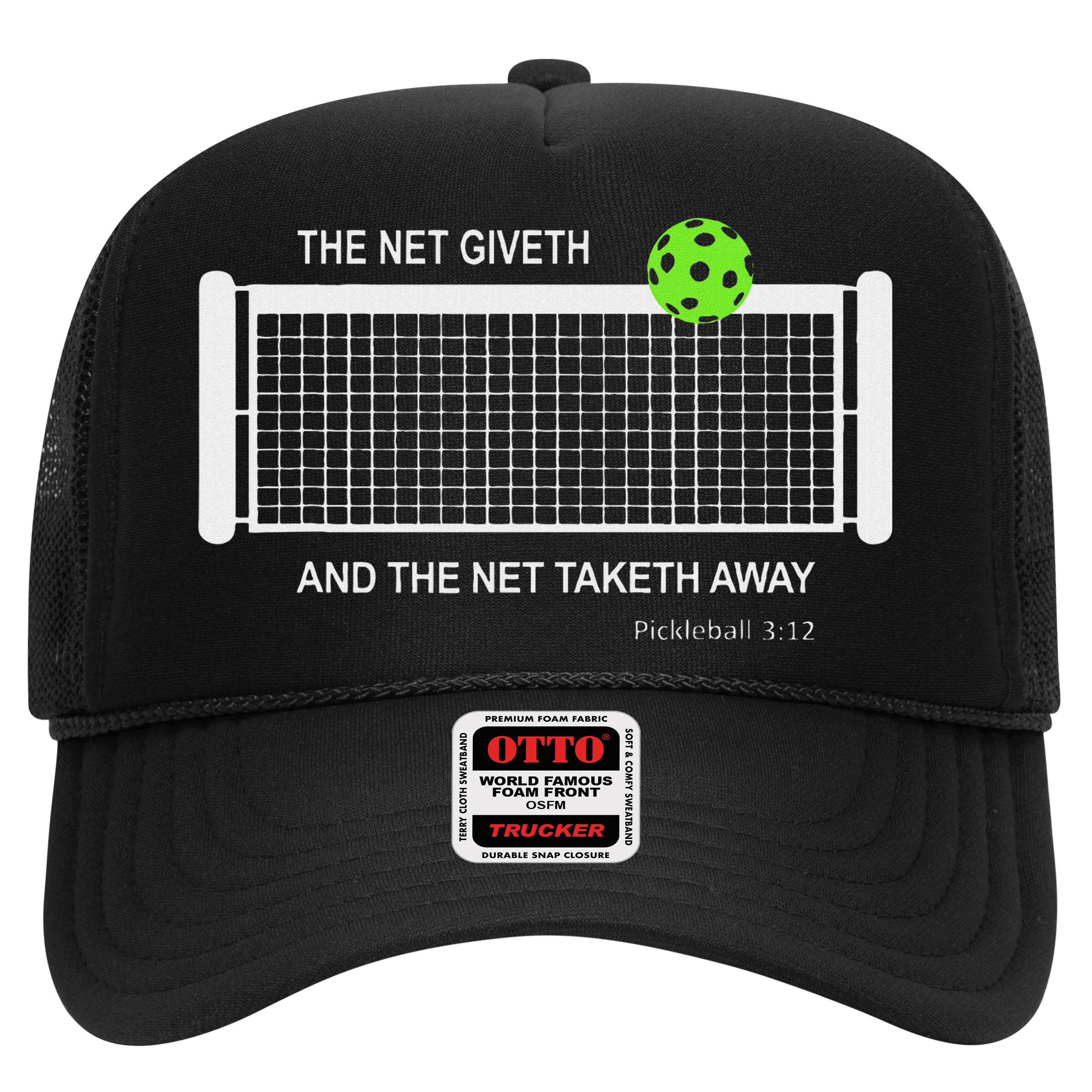 Pickleball The Net Giveth Funny Pickleball Pickleball Lovers Hat