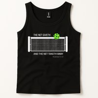 Pickleball The Net Giveth Funny Pickleball Pickleball Lovers Tank Top
