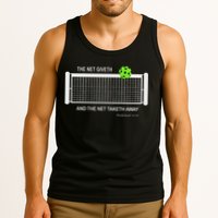 Pickleball The Net Giveth Funny Pickleball Pickleball Lovers Tank Top