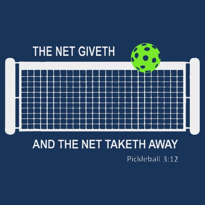 Pickleball The Net Giveth Funny Pickleball Pickleball Lovers Infant Baby Jersey Bodysuit