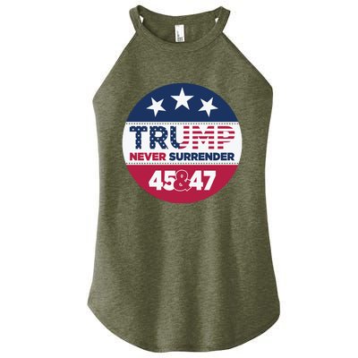 Pro Trump Never Surrender Vote Election 2024 Women's Perfect Tri Rocker Tank