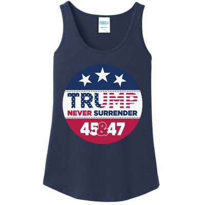 Pro Trump Never Surrender Vote Election 2024 Ladies Essential Tank