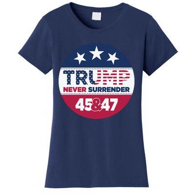 Pro Trump Never Surrender Vote Election 2024 Women's T-Shirt