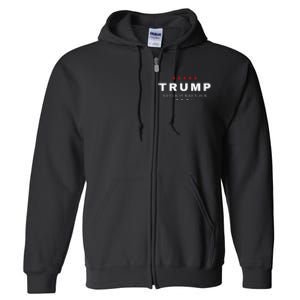 President Trump Never Surrender 2024 Maga Full Zip Hoodie