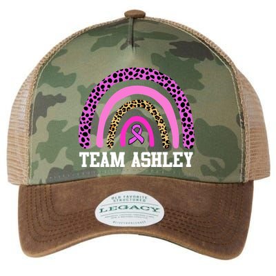 Personalize Team Name Custom Breast Cancer Legacy Tie Dye Trucker Hat