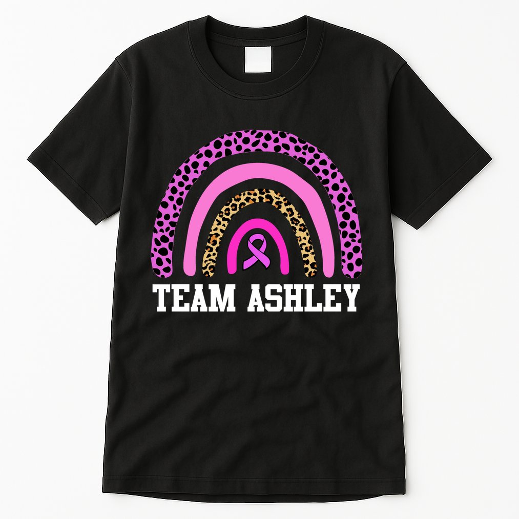 Personalize Team Name Custom Breast Cancer Tall T-Shirt