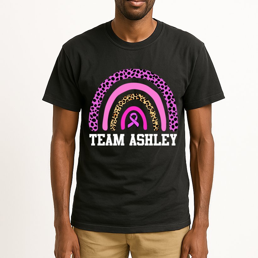 Personalize Team Name Custom Breast Cancer Tall T-Shirt