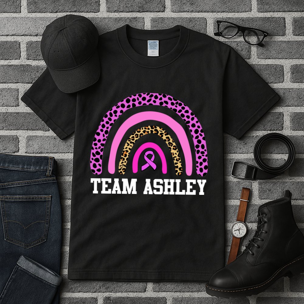 Personalize Team Name Custom Breast Cancer Tall T-Shirt