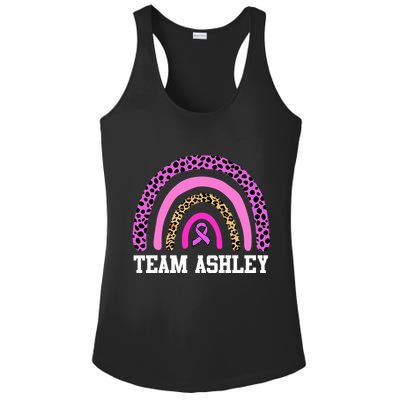 Personalize Team Name Custom Breast Cancer Ladies PosiCharge Competitor Racerback Tank