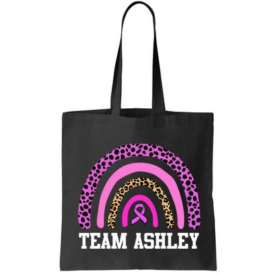 Personalize Team Name Custom Breast Cancer Bag