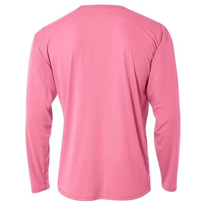 Personalize Team Name Custom Breast Cancer Cooling Performance Long Sleeve Crew