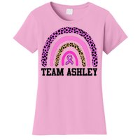 Personalize Team Name Custom Breast Cancer Women's T-Shirt