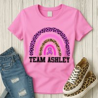 Personalize Team Name Custom Breast Cancer Womens T-Shirt