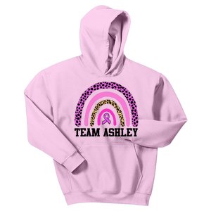 Personalize Team Name Custom Breast Cancer Kids Hoodie