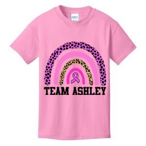 Personalize Team Name Custom Breast Cancer Kids T-Shirt