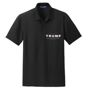 President Trump Never Surrender 2024 Maga Patriotic Dry Zone Grid Polo