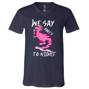 Party To Night V-Neck T-Shirt