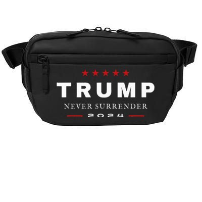 President Trump Never Surrender 2024 Maga Patriotic Crossbody Pack