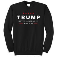 President Trump Never Surrender 2024 Maga Patriotic Sweatshirt