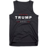 President Trump Never Surrender 2024 Maga Patriotic Tank Top