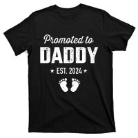 Promoted To New Daddy 2024 Soon To Be Dad Fathers Day T-Shirt