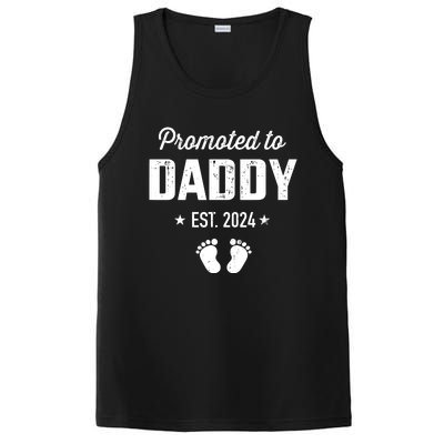 Promoted To New Daddy 2024 Soon To Be Dad Fathers Day PosiCharge Competitor Tank