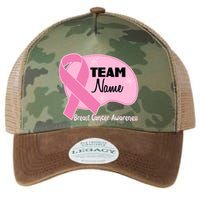 Personalize Team Name Breast Cancer Awareness Custom Legacy Tie Dye Trucker Hat
