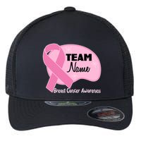 Personalize Team Name Breast Cancer Awareness Custom Flexfit Unipanel Trucker Cap