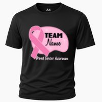 Personalize Team Name Breast Cancer Awareness Custom Performance Shirt
