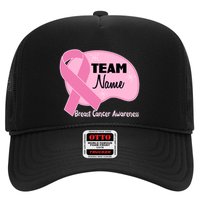 Personalize Team Name Breast Cancer Awareness Custom Hat