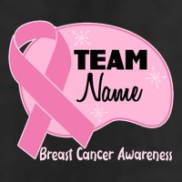 Personalize Team Name Breast Cancer Awareness Custom Golf Towel