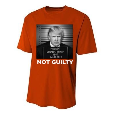 President Trump Not Guilty Performance Sprint T-Shirt