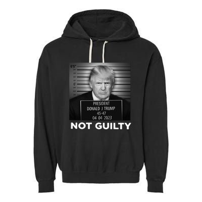 President Trump Not Guilty Garment-Dyed Fleece Hoodie