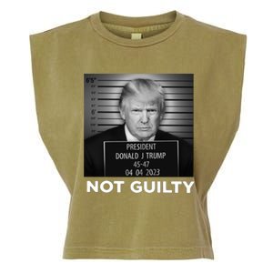 President Trump Not Guilty Garment-Dyed Women's Muscle Tee