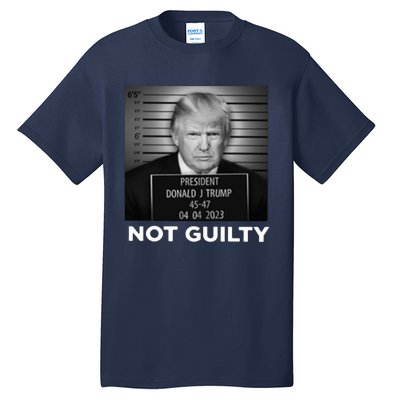 President Trump Not Guilty Tall T-Shirt