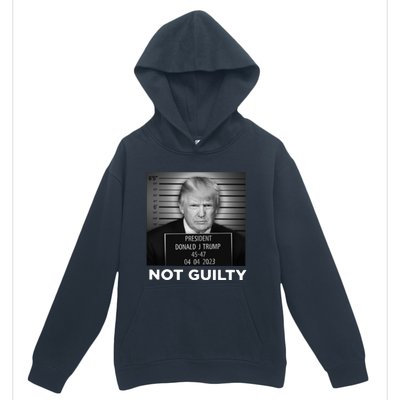 President Trump Not Guilty Urban Pullover Hoodie