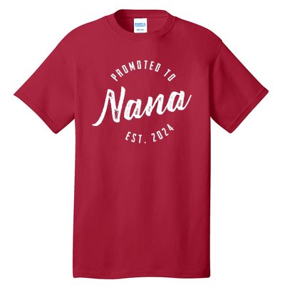 Promoted To Nana Again Est 2024 Pregnancy Announcement Tall T-Shirt