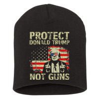 Protect Trump Not Guns Strong Support Short Acrylic Beanie