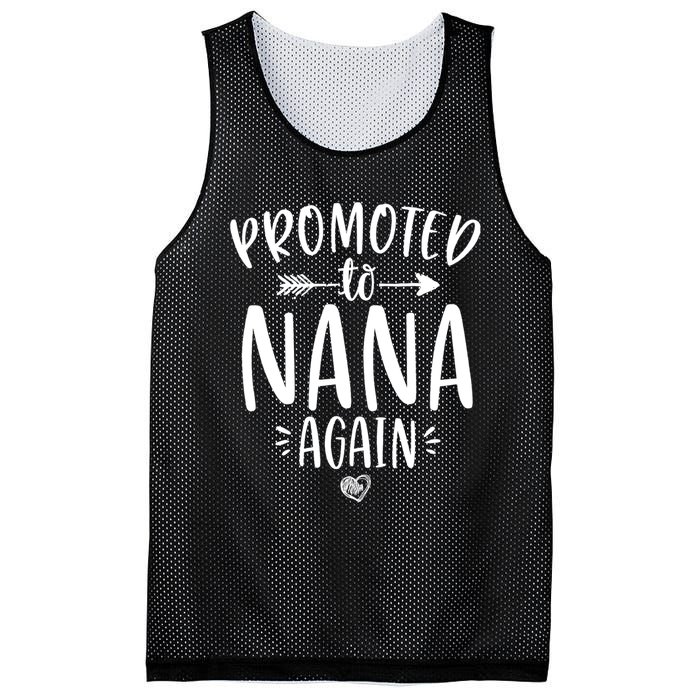 Promoted To Nana Again New Mimi Granny To Be Gigi Grandma Mesh Reversible Basketball Jersey Tank