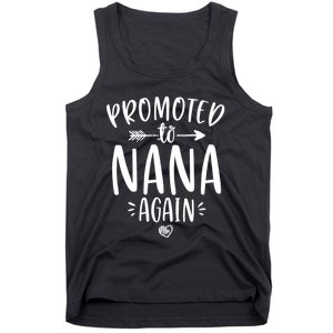 Promoted To Nana Again New Mimi Granny To Be Gigi Grandma Tank Top