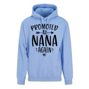 Promoted To Nana Again New Mimi Granny To Be Gigi Grandma Unisex Surf Hoodie