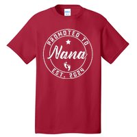 Promoted To Nana Again Est 2024 Pregnancy Announcement Tall T-Shirt