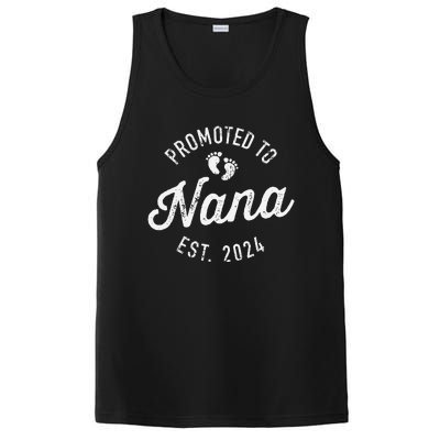 Promoted To Nana Est. 2024 For New Baby Shower Grandma PosiCharge Competitor Tank