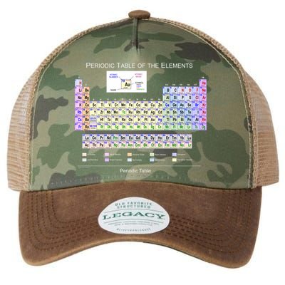 Periodic Table Of The Elements Legacy Tie Dye Trucker Hat