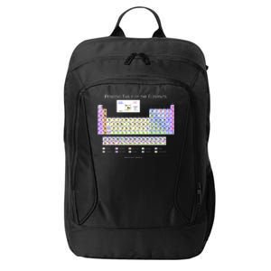 Periodic Table Of The Elements City Backpack