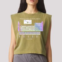 Periodic Table Of The Elements Garment-Dyed Women's Muscle Tee