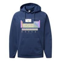 Periodic Table Of The Elements Performance Fleece Hoodie