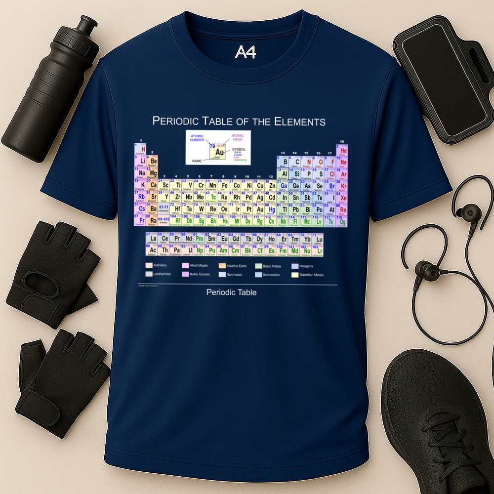 Periodic Table Of The Elements Performance Shirt