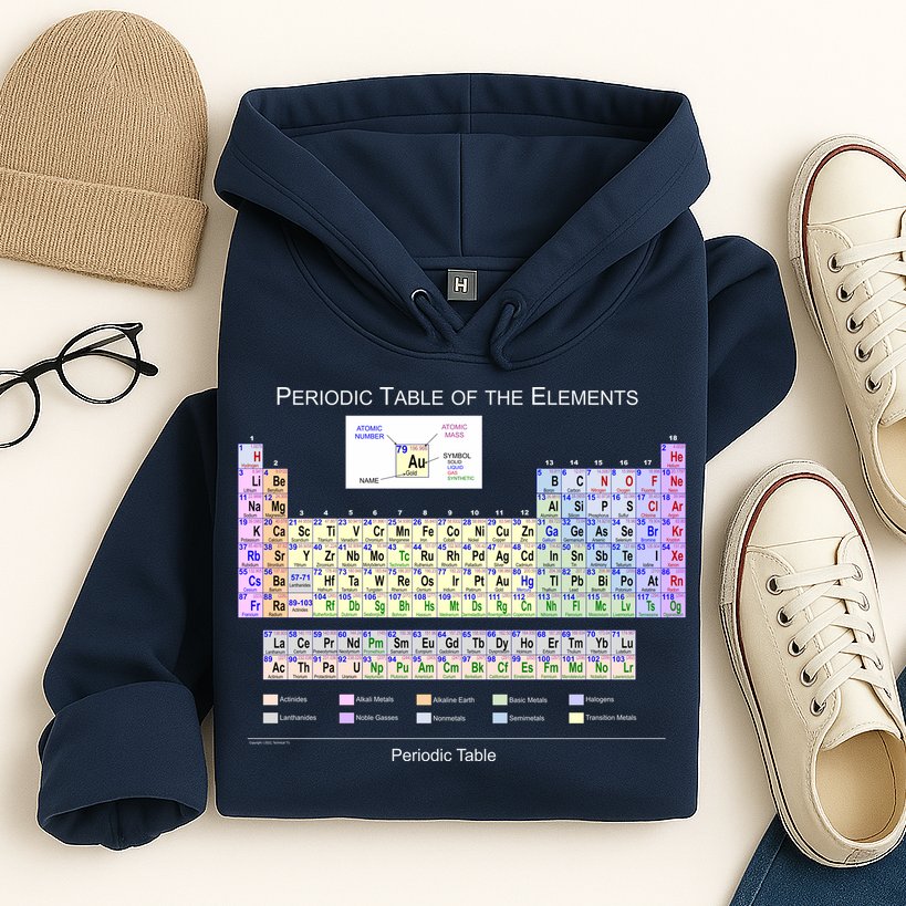 Periodic Table Of The Elements Hoodie